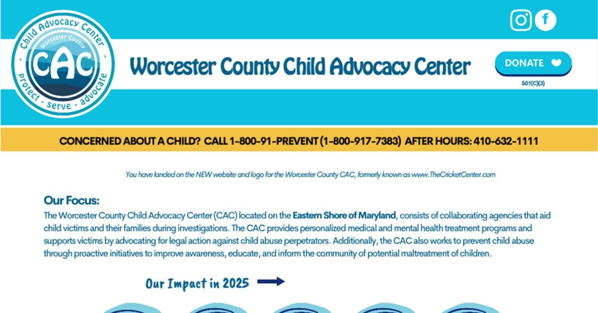 Worcester County Child Advocacy Center logo